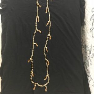 C. Wonder Gold Tassel Necklace